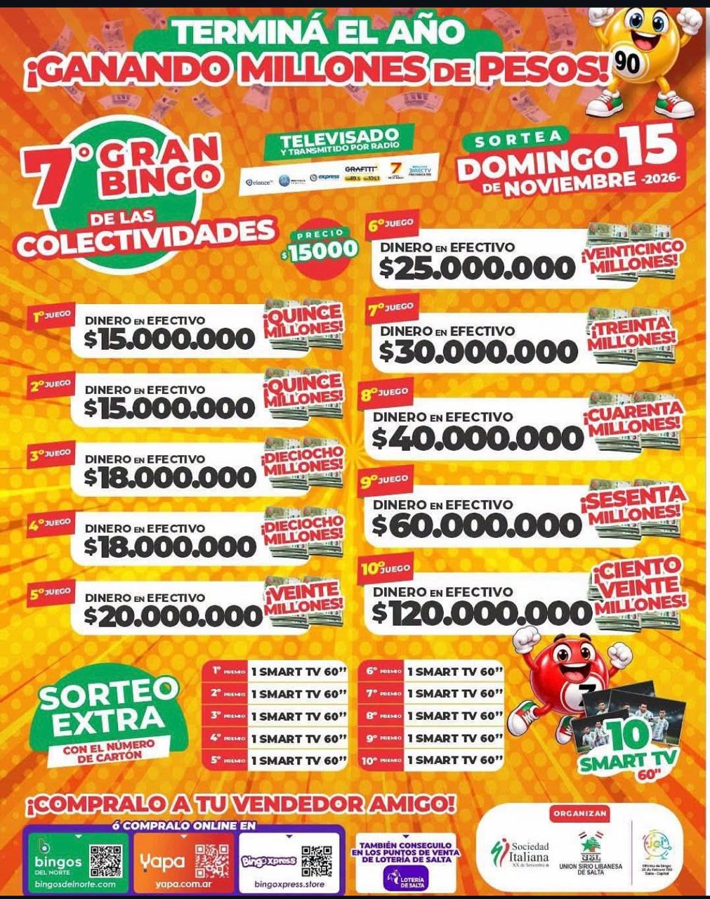 Bingo de las Colectividades
